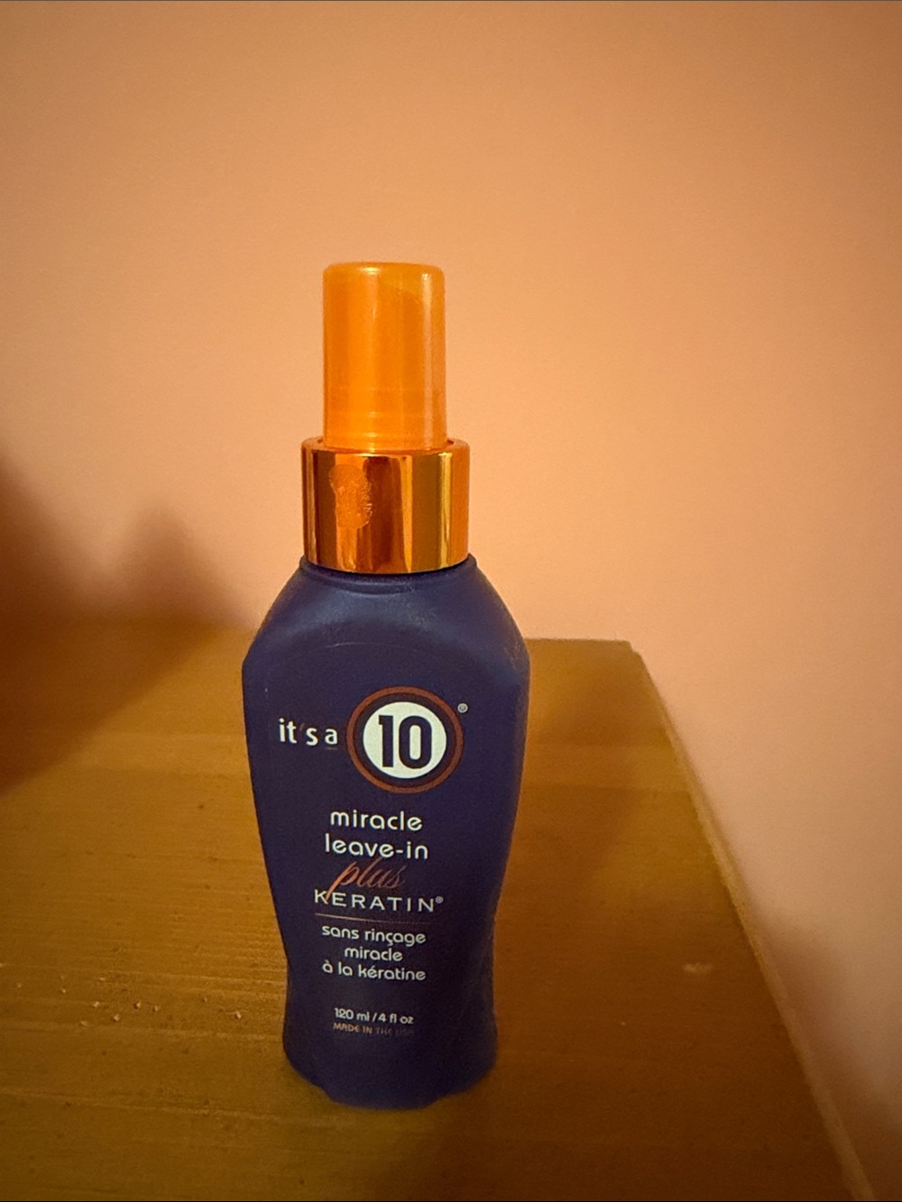 It's a 10 Miracle Leave-In Plus Keratin Hair Treatment Spray - Blue/Orange